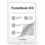 Электронная книга PocketBook 606, 1GHz, 256MbRAM/8GbROM, 6.0"E-Ink, 800х600, microSD, White